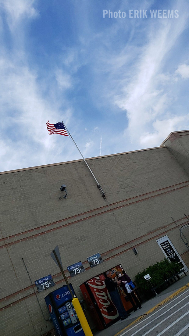 At the Walmart
