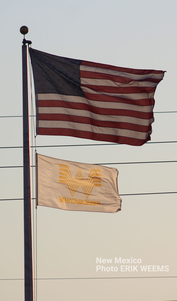 Whataburger New Mexico Flags