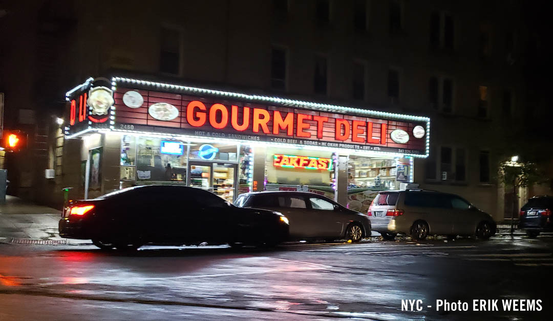 Gourmet Deli New York City at night Gourmet Deli New York City at night