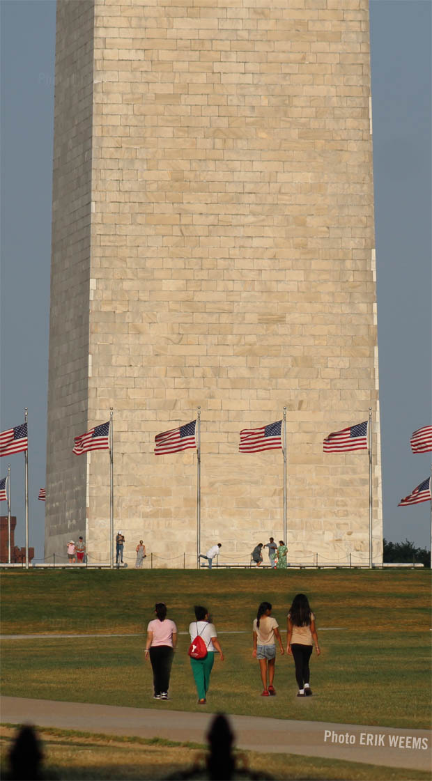 Base of the Washington Monument Base of the Washington Monument